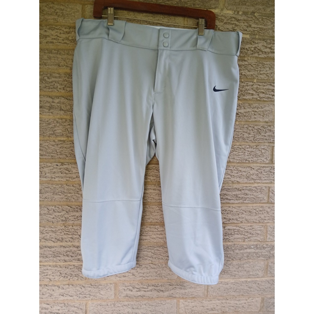NWT Nike Women's Gray Slim Fit Softball Pants Sz XXL
